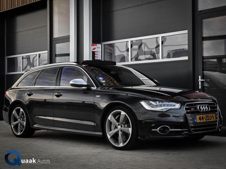 Audi S6 Avant 4.0 TFSI Quattro | KERAMISCH | B&O | PANO | RS, Auto's, Audi, Bedrijf, Te koop, S6, 360° camera, 4x4, ABS, Achteruitrijcamera