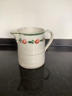 Franse, romantische bandenkan met decor., Antiek en Kunst, Antiek | Servies los, Ophalen of Verzenden