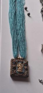 Tibetaanse antieke ketting rond 1900, Ophalen of Verzenden, Koper, Ketting