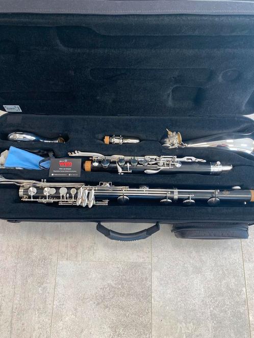 Basklarinet Le Blanc tot lage C volledig hout, Muziek en Instrumenten, Blaasinstrumenten | Klarinetten, Zo goed als nieuw, Overige typen