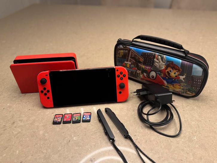Nintendo Switch Joy Cons, Spelcomputers en Games, Spelcomputers | Nintendo Switch, Zo goed als nieuw, Switch Original, Met 2 controllers