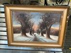 Zomer en winter schilderij, Ophalen