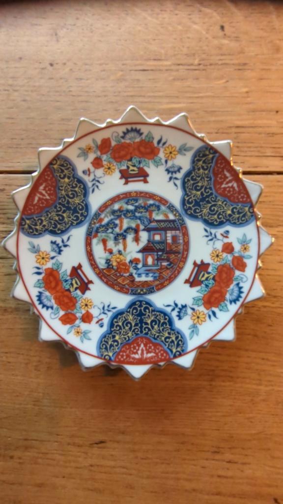 Oud Antiek Bordje - ca. 15 cm, Antiek en Kunst, Antiek | Wandborden en Tegels, Ophalen of Verzenden