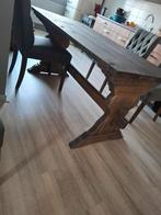 Kloostertafel landelijk, Ophalen of Verzenden, Zo goed als nieuw, Rechthoekig, 50 tot 100 cm