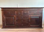 Koloniaal Dressoir - Teak Houten Kast, Ophalen, Gebruikt, Koloniaal dressoir, 150 tot 200 cm