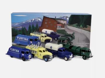 Coffret 4 vrachtwagens Ford Poissy 2x Studebaker 2 x 1/43 beschikbaar voor biedingen