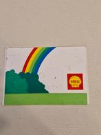 343 Vintage Shell Sticker Regenboog, Verzamelen, Merken en Reclamevoorwerpen, Ophalen of Verzenden, Gebruikt, Reclamebord