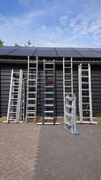 Diverse (uitschuif)ladders, Doe-het-zelf en Verbouw, Ladders en Trappen, Ophalen, Gebruikt, Ladder, Opvouwbaar of Inschuifbaar
