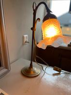 Messing schemerlamp, Huis en Inrichting, Lampen | Tafellampen, Ophalen, Minder dan 50 cm