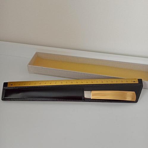 Briefopener in sleuf met lineaal, Antiek en Kunst, Antiek | Kantoor en Zakelijk, Verzenden