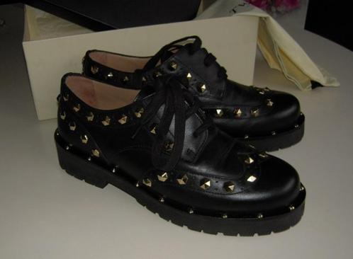 Twinset schoenen leer zwart studs maat 39, Kleding | Dames, Schoenen, Nieuw, Overige kleuren, Ophalen of Verzenden