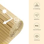 9 meter kunstof Bamboe hek (prijs per 3 meter), Ophalen, Zo goed als nieuw, IJzer