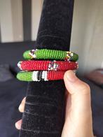 3 kralen armbanden. Etnisch, Ophalen of Verzenden, Zo goed als nieuw, Overige materialen