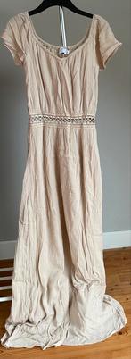 Jurk Nakd maxi beige/zand maat 36, Verzenden, Beige, Zo goed als nieuw, Maat 36 (S)