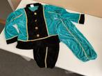 Te koop pieten pakje zwart/aqua, 3tot5jaar, Kinderen en Baby's, Carnavalskleding en Verkleedspullen, Ophalen of Verzenden, Gebruikt