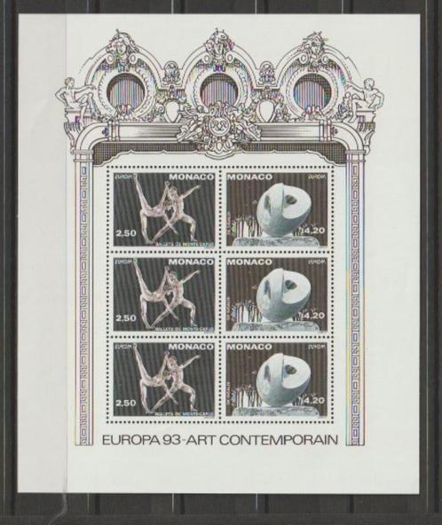 TSS Kavel  390060 Monaco pf minr blok 59 kunst, Postzegels en Munten, Postzegels | Europa | Overig, Postfris, Monaco, Ophalen