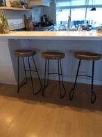 3 mooie barkrukken Loods5, 3 krukken, Ophalen, Zo goed als nieuw, 60 tot 90 cm