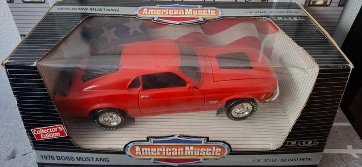 1.18 boss mustang, Hobby en Vrije tijd, Modelauto's | 1:18, Zo goed als nieuw, Auto, ERTL, Ophalen of Verzenden