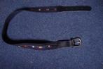 Donkerblauwe RIEM met vlaggen Lengte 80 cm breedte 3 cm, Kleding | Dames, Riemen en Ceinturen, Ophalen of Verzenden, Zo goed als nieuw
