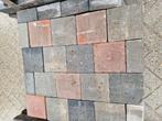 Dubbelklinker 21x21x8 brons, Tuin en Terras, Ophalen, Klinkers, Zo goed als nieuw, 10 m² of meer