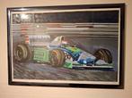 Jos Verstappen Benetton B194 1994 zeefdruk, Ophalen, Zo goed als nieuw, Formule 1