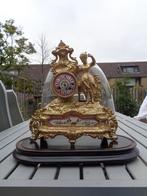 Antieke Franse pendule in stolp, Antiek en Kunst, Ophalen