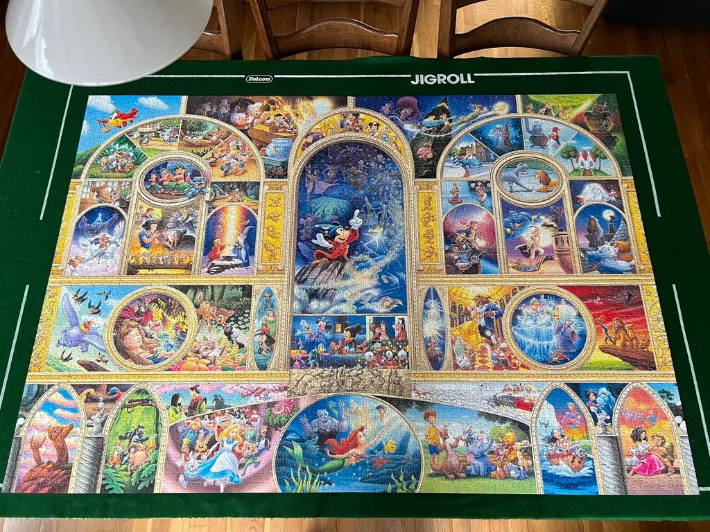 Tenyo Disney puzzels 4000 stukjes (zie advertentie), Ophalen of Verzenden, 500 t/m 1500 stukjes, Zo goed als nieuw