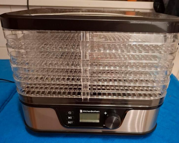 In perfecte staat; Kitchenbrothers 5 laags voedseldroger, Huis en Inrichting, Keuken | Keukenbenodigdheden, Zo goed als nieuw