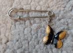 Vlinder bedel Broche sjaalspeld kiltspeld veiligheidspeld, Ophalen of Verzenden, Nieuw, 4 tot 7 cm, Overige materialen