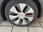 Tesla Model Y 19 inch Gemini velgen met banden en TPMS, Auto-onderdelen, Banden en Velgen, Gebruikt, 255 mm, Velg(en), Personenwagen