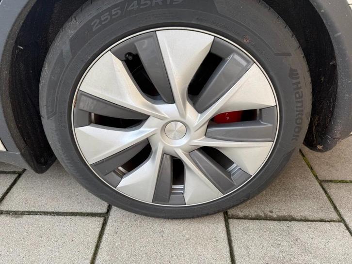 Tesla Model Y 19 inch Gemini velgen met banden en TPMS, Auto-onderdelen, Banden en Velgen, Velg(en), Zomerbanden, 19 inch, 255 mm