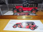 1:24 Franklin Mint Mercedes 770K 1935 in mooie vitrine, Ophalen of Verzenden, Zo goed als nieuw, Overige merken