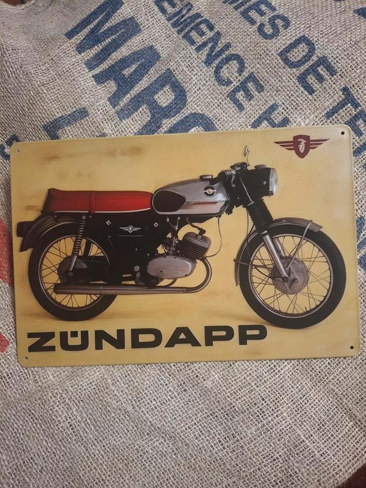 Mooi Zundapp bordje, Huis en Inrichting, Woonaccessoires | Wanddecoraties, Ophalen of Verzenden