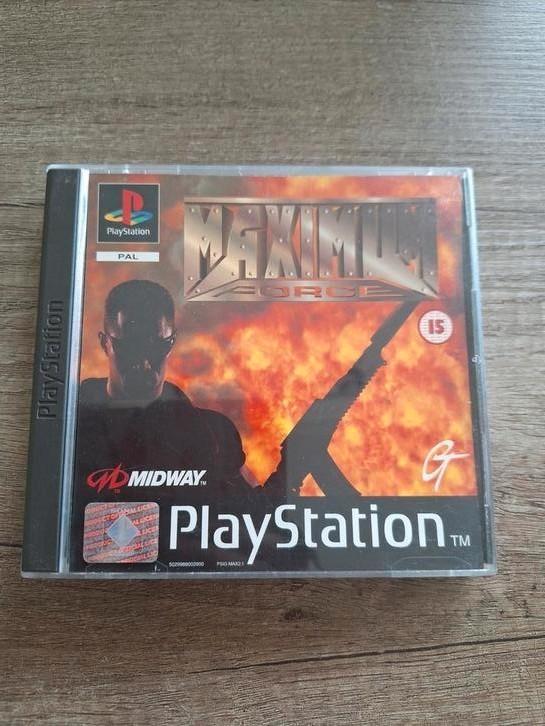 Spel Playstation 1 (PS1) Maximum Force krasvrij en zeldzaam, Spelcomputers en Games, Games | Sony PlayStation 1, Zo goed als nieuw