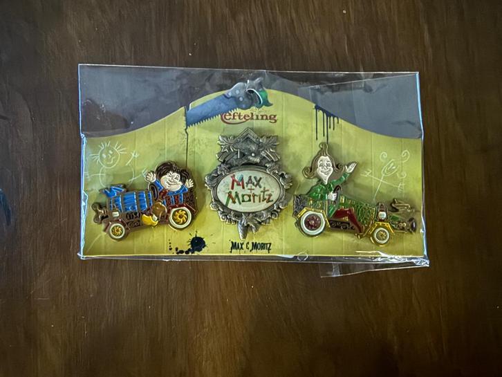 Efteling pin's - Max & Moritz, Verzamelen, Efteling, Nieuw, Button of Speldje, Ophalen of Verzenden
