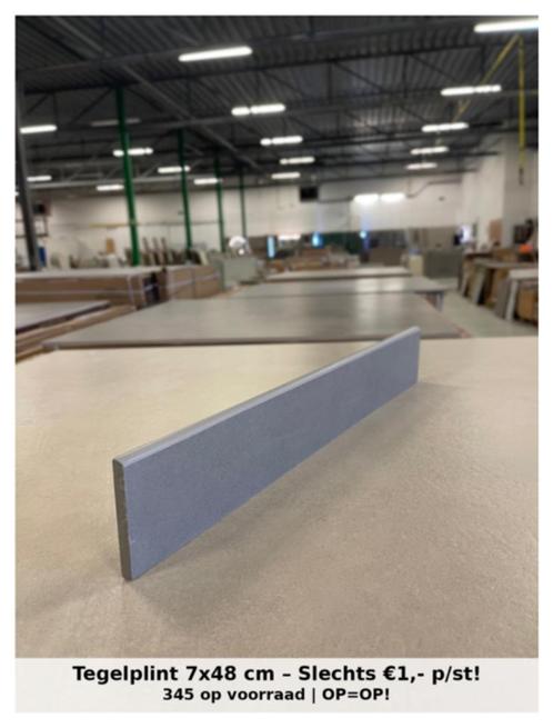 OP=OP Luxe tegelplint 7x48 gratis!!, Tuin en Terras, Tegels en Klinkers, Nieuw, Overige typen, Keramiek, 10 m² of meer, Ophalen of Verzenden