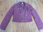 Suede Look Jasje Blazer Donkerrood Maat 36 Merk Divided, Ophalen of Verzenden, Zo goed als nieuw, Maat 36 (S), Rood