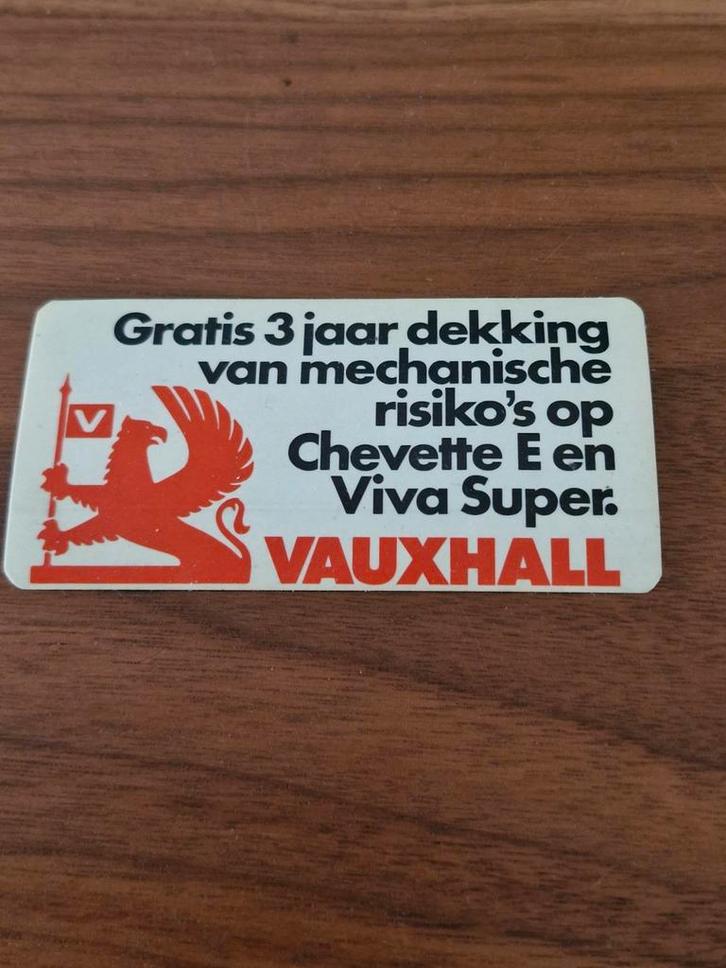 5584 Vauxhall Chevette E en Viva Super Sticker, Auto diversen, Autostickers, Ophalen of Verzenden