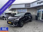 Peugeot 5008 1.2 PureTech Blue Lease Premium,pano,7 persoon, Auto's, 1199 cc, 7 stoelen, Zwart, Bedrijf