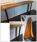 Boomstam Sidetable. Eiken of suar hout. NIEUW, Ophalen of Verzenden, Nieuw, Rechthoekig