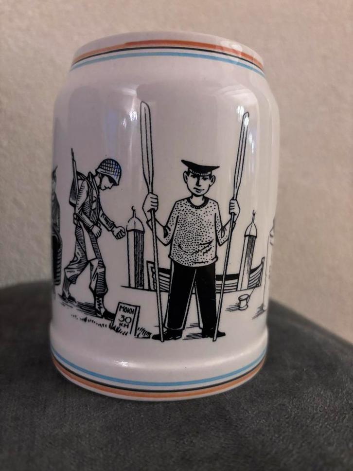 Koninklijke Marine Bierpul - Nij Plateelbakkerij Schoonhoven, Huis en Inrichting, Keuken | Servies, Gebruikt, Glas of Glazen, Overige stijlen
