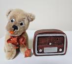 Steiff Mopsy mohair mops hond hondje oud 13cm jaren 60 +TV, Ophalen of Verzenden