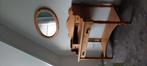 Toilettafel en spiegel, Huis en Inrichting, Tafels | Kaptafels, Ophalen, Gebruikt, 50 tot 100 cm, Minder dan 100 cm