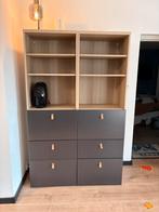 Mooie Besta kast - koffiekast, Ophalen, 100 tot 150 cm, Eikenhout, Zo goed als nieuw