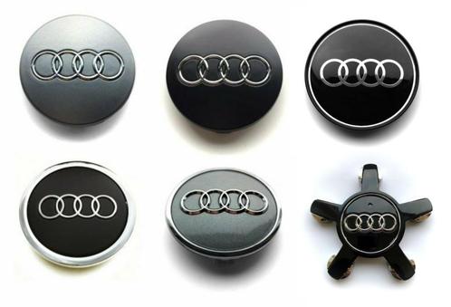 Audi 56mm 57mm 59mm 60mm 61mm 65mm 68mm 69mm 75mm Naafdoppen, Auto diversen, Wieldoppen, Nieuw, Verzenden