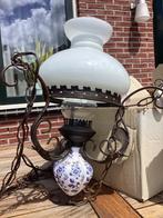Antiek delfts blauw hanglamp, Ophalen of Verzenden
