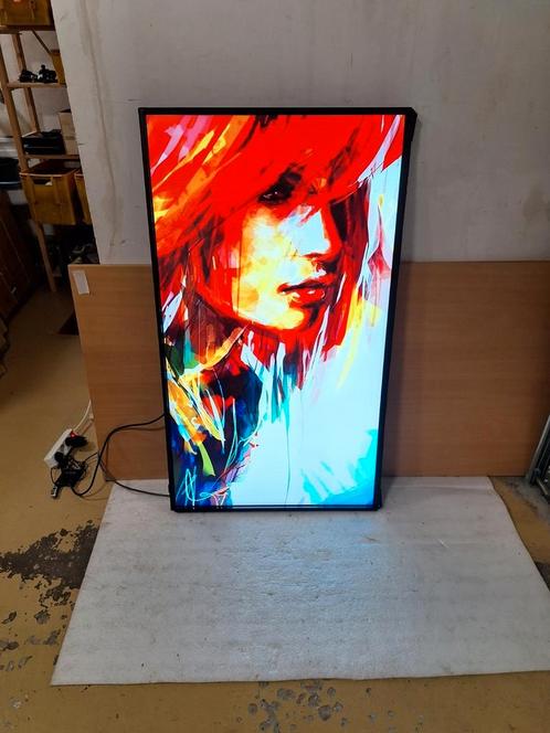 55 inch Samsung digital signage scherm met glasplaat ervoor, Computers en Software, Monitoren, 60 Hz of minder, DisplayPort, DVI