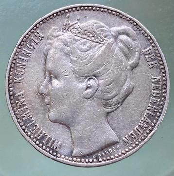 Schaarse 1 Gulden 1901 beschikbaar voor biedingen