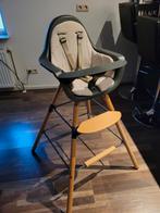 Childhome evolu 2 chair naturel/antraciet hoogte verstelbaar, Ophalen, Zo goed als nieuw, Meegroeistoel