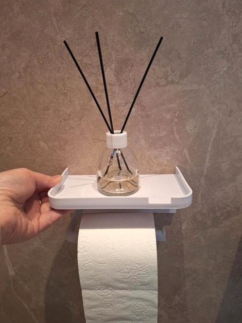 🔺️NIEUW! ✴️ Kunststof   wc / badkamer  Rol-houder  wit, Huis en Inrichting, Woonaccessoires | Wanddecoraties, Nieuw, Ophalen of Verzenden